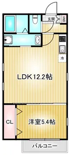 Luna terrace【3階】の間取り