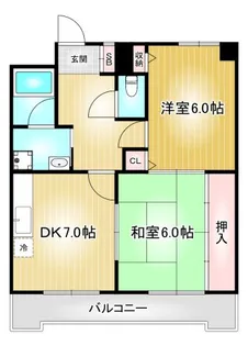 レジデンス千代田【3階】の間取り