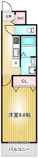 N apartment【2階】の間取り