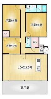 HARVEY RESIDENCE日和【2階】の間取り