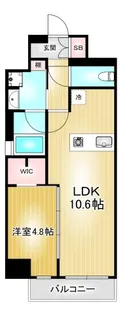 ルネフラッツ今池駅前South【2階】の間取り