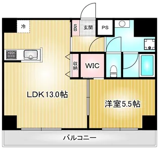AXIA MEIEKI【5階】の間取り