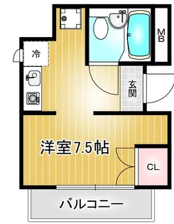 オオタ明野ビル【7階】の間取り