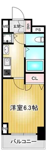 プレサンス大須観音駅前サクシード【3階】の間取り