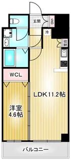フォレシティ新栄【8階】の間取り