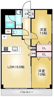 インプルーブ金山【9階】の間取り
