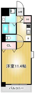 クピットガーデン千代田【9階】の間取り