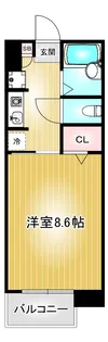 サンシャイン上前津【8階】の間取り