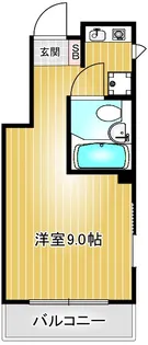 fビル金山【2階】の間取り