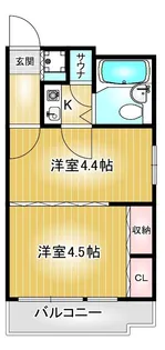 エスト葵南【7階】の間取り