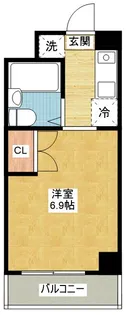 ピボットヴァンベール【2階】の間取り