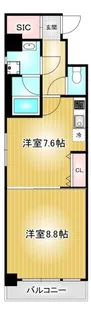 ENCHANTE 泉【6階】の間取り
