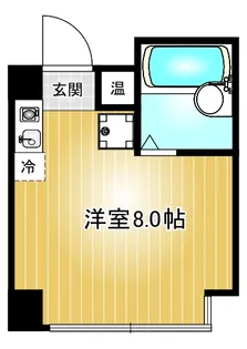長谷川ビル出来町【2階】の間取り