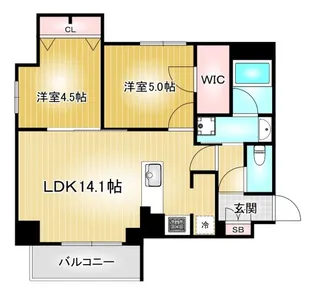 S-RESIDENCE高岳bresa【2階】の間取り