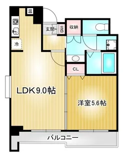 マノアール・泉【7階】の間取り