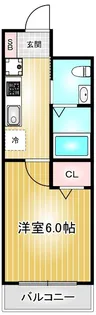 Gracia名駅【4階】の間取り