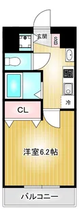 プレサンス名古屋城前ラバンカ【5階】の間取り