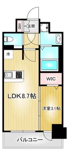 プレサンス新栄ユリシス【3階】の間取り