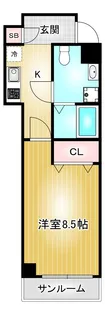 クラシタイヤー丸の内【6階】の間取り