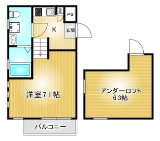 ラ・カーサ・ミーア【1階】の間取り