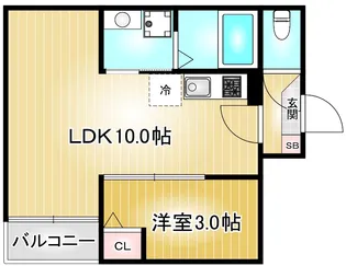 Jack atsutakoshin I【1階】の間取り