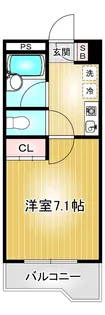 湯口マンション【2階】の間取り