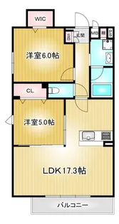 アインスベルグ【5階】の間取り