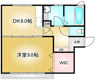 エクシード野立【2階】の間取り