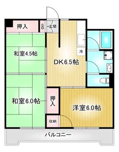 シャトー丸の内【5階】の間取り