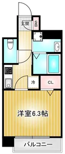 フローライト上前津【7階】の間取り
