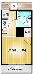 ヴィラ鶴舞【2階】の間取り