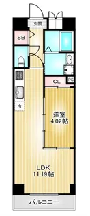 GRANDUKE東桜【3階】の間取り