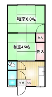 喜太荘 【2階】の間取り