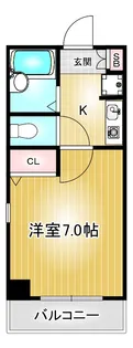 第6ハセビル【6階】の間取り