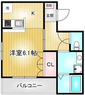 グランドールⅢ【2階】の間取り