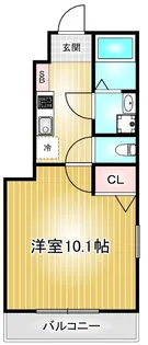 カーサ清正【1階】の間取り