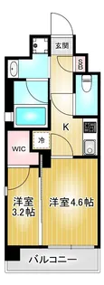 シーズンフラッツ矢場【2階】の間取り