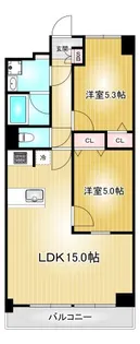 ロータリーマンション栄【6階】の間取り