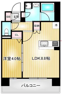 プレサンスロジェ高岳東桜【3階】の間取り