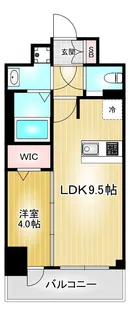 プレサンス新栄ユリシス【11階】の間取り