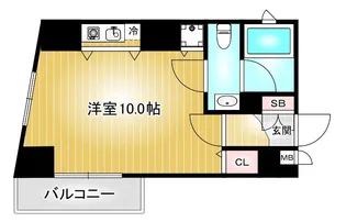 リヴシティ大須【6階】の間取り