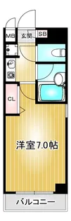 第6ハセビル【8階】の間取り