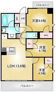 オープンレジデンシア金山【2階】の間取り