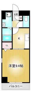 クレセール名駅【5階】の間取り