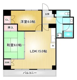 アーバンドエル御器所通【2階】の間取り