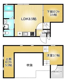 ヴィラ・フェリシアス大曽根【3階】の間取り