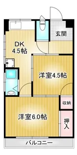 南分ビル【6階】の間取り