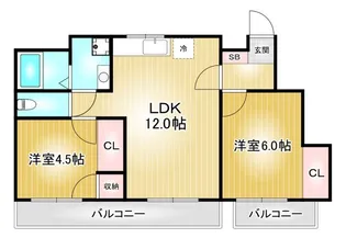 Mt.crown名駅南Ⅱ【6階】の間取り