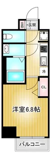 プレサンス大須観音ビザリア【10階】の間取り