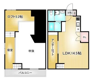 RadIAnce須ヶ口【1階】の間取り